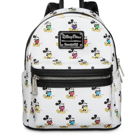 Disney Loungefly Multi-Color/Rainbow Mickey mini Backpack - Picture 1 of 7